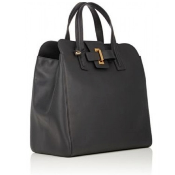 SOLD-Like New Black Delvaux Simplissime Tote - Picture 8 of 8